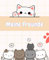Freundebuch für den Kindergarten - süße Katzen - Kindergartenfreundebuch Katzen Edition - ab 3 4 5 6 7 8 Jahren