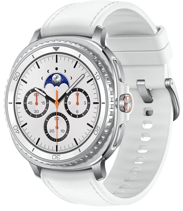 Samsung Galaxy Watch8 Classic (White, BT, 46mm), Smartwatch Galaxy AI