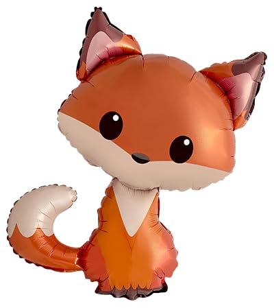 Folienballon Fuchs neu 90 cm Folienballon Party Dekoration