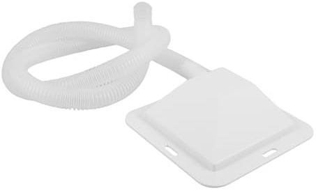 Bac de Récupération pour Climatiseur en Plastique Blanc 1 Set | Tuyau Inclus, Drainage, Installation Facile, Usage Intérieur, Ambiance Estivale