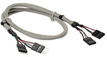 InLine 33440J USB 2.0 Verlängerung, intern, 2x 4pol Pfostenstecker auf Pfostenbuchse, 0,6m, bulk