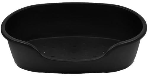 adena Hundekorb Kunststoff 71 cm anthrazit