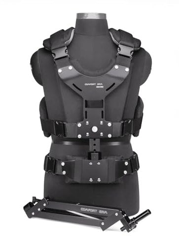 FLYCAM Braccio stabilizzatore e gilet Comfort per stabilizzatori per videocamere portatili. Per la stabilizzazione di videocamere Flycam 5000/3000/DSLR Nano. Carico utile fino a 5 kg/11lb (CMFT-AV)