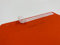 100 Briefumschläge, Rot, Zinnober-Rot, DIN lang = 220 x 110 mm, Haftklebestreifen
