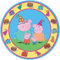 Tortenaufleger Tortenfoto Aufleger Foto Pig Peppa (8) rund ca. 20 cm *NEU*OVP*