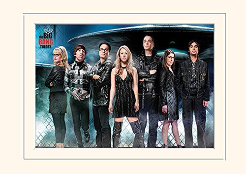 The Big Bang Theory 'UFO' montiert Drucken,30 x 40 cm