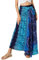 Joop Joop 2-in-1 Langer Maxirock und Midikleid im Bohemian-Style, locker fließend, für Sommerreisen, Strand, Festivals - Blau - Einheitsgröße