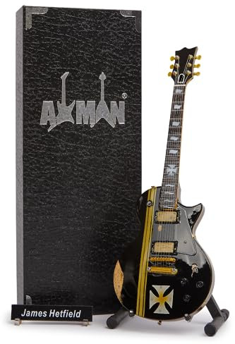 Axman James Hetfield - Miniatur-Gitarren-Replik – Musikgeschenke – handgefertigte Verzierung