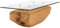 Windalf Antiker Couchtisch mit Glasplatte Lory b: 75 cm h: 36 cm Teakholztisch Lowboard Unikat Handarbeit aus Wurzelholz