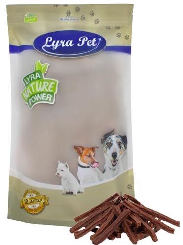 Lyra Pet® 1 kg Pferdedörrfleisch | Kausnack vom Pferd | Leckerli auch für Welpen und ältere Hunde | Idealer Belohnungs- und Trainingssnack | Gut verträglich | Wiederverschließbar
