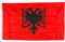 Liummrcy Albanische Flagge, Bundes- und Landgarten-Flagge National Dorm Hanging Polyester Banner Albanische Nationalflaggen Polyester mit Messing-Trümmern