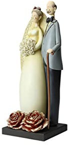YTOOZ Paar Figur Statue, Hochzeitspaar Skulptur Modell Harz Handwerk Hochzeitsgeschenk Hochzeitskollektion Gedenkgeschenk