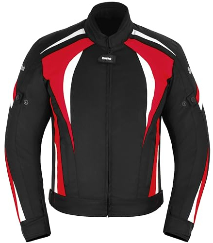 Buchii Textile Motorcycle Jacket for mens & Motorbike Jacket Men Armoured CE Approved All-weather Waterproof Jacket Mens Adventure & Touring Racing jacket Racer jacket