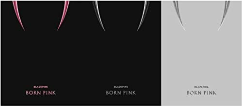 Black Pink – Born Pink [Box Set Version] 2. Album + gefaltetes Poster [Koreanische Edition] (Pink + Schwarz + Grau Version Set)