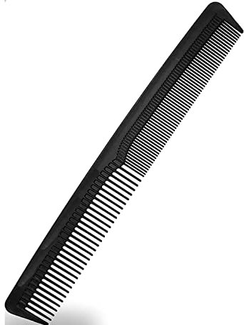 Peine para el cabello Beardbe peine de carbono Premium irrompible para cabello y barba - peine hombre para el cabello antiestático de doble cara - peine del pelo - peinado para hombres y mujeres