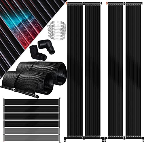 KESSER® Solarkollektor Poolheizung 300 x 140 cm, Warmwasser Heizung Solarheizung für Pools Schwimmbad bis 24.000 l Wasserinhalt l Beliebig erweiterbar l UV-beständiger Kunststoff