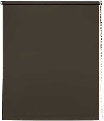 Thermal Blackout Blinds, Chocolate 150cm (59.05), 165cm Drop - Blackout Roller Blinds For Inside and Outside Recess Fitting - Window Blinds of Multiple Colours and Sizes by New Edge Blinds