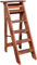 Échelle de ménage en Bois Massif, escabeau en Bois épaississant, Chaise d'escalier à Un côté, Pliable, 4/5/6 marches, Grenier intérieur, escalier Mobile, Chaise d'échelle Portable A,6step
