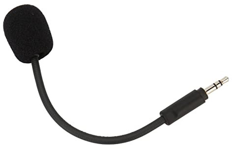 Micro de Jeu Amovible Antibruit avec Prise 3,5 Mm, Casque de Jeu Réglable pour Jeux Vidéo en Direct