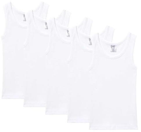 Abanderado Pack Camisetas De Tirantes Sport Junior Algodón 100% Niño X5