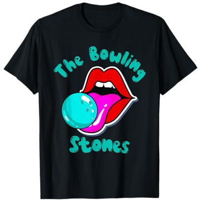 Bowlingspieler lustig The Bowling Stones Bowlingkugel T-Shirt