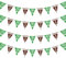 Fußball Party Supplies American Football Papier Wimpel Wimpel Fußball Dreieck Flaggen Party Banner für Geburtstag Frenzy Game Time Heckklappe Party Dekorationen