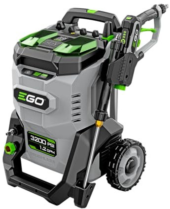 EGO HPW3200 3200 PSI 56-Volt Lithium-ion Cordless Pressure Washer with Multiple Power Mode and Peak Power, Battery and Charger not Included