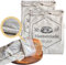 Bread Bags for Homemade Bread by HOMEMAKERS HARMONY | 2 Pack XL Organic Linen Sourdough Bread Bags | Reusable Bread Bags | Homemade Bread Storage | Linen Bread Bag | Bread Storage For Homemade Bread