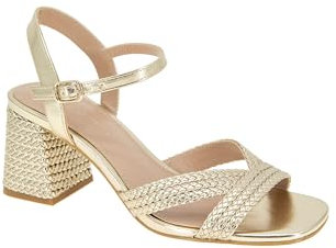 BCBGeneration Women's Dahlia Heeled Sandal, Black, 7 UK