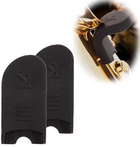 Saxophon Daumenstütze, 2pcs Gummi Saxophon Daumenstütze Daumen Hülse Kissen Pad für Sopran, Alt und Tenor