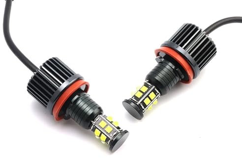 WEbjay Angel Eye 2p 240W 6000K lámpara Angel Eyes Marker Bombillas de luz for BMW E81 E82 E87 E88 E90 E92 M3 E93 E60 E70 X5 E71 X6 X6M E89 Z4 2007-UP Angel Eyes(2 Pieces)