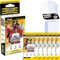 Topps Match Attax Soccer Cards Eco Pack + 6 Extra Packs + 100 Kartenschutzhüllen, 111 Karten – 2 zufällige limitierte Edition Karten + New Classic Celebration Exclusive Karte