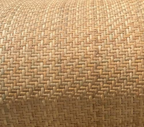 Ratan Rollo Mimbre, Mimbre Rollo, 100 x 600cm rollo ratan, Rejilla Mimbre, Mimbre Natural, ratan, Rattan, Ratan Natural por Metros, Rollo de Mimbre para Muebles, Silla ratan Aparador Cabecero ratan