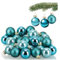 com-four® 40x Weihnachtskugel - Baumschmuck für die Weihnachtstanne - Glaskugeln Ø 3 cm - Weihnachtsdeko - kleine Christbaumkugeln aus echtem Glas für Weihnachten