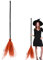 Scopa da strega per Halloween, per bambini, per Halloween, cosplay, strega De-cor, scopa per strega, scopa , 89 cm