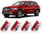 Sylswx 4 Pièces Projecteur de Lumière de Voiture pour Mercedes Benz, Lumière de Porte de Voiture, Projecteur de Porte de Voiture pour Série A B C E M G W166 W176 W205 W212