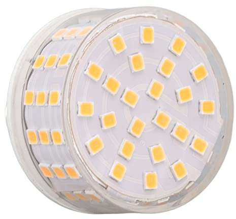 KIMISS Bombilla LED de 10W, Cuentas de Lámpara E11 1000LM sin Parpadeo, Ahorro de Energía, Lámpara a Prueba de Rayos de 40 Mm de Diámetro para Bombillas, Base de Maíz, Luz Cálida (Luz