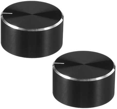 jojofuny 2 Stück Ersatzknopf Für Lichtschalter Universal Bedienknopf Drehknopf Kunststoffknopf Für Dimmerlicht Potentiometer Bedienknopf Einfach Zu Installierender Dimmerschalter