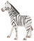 MAGICLULU Cartoon-Stil Holz Zebra Statue Home Decor Tier Figurine Für Wohnzimmer