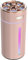 XO Humidificador recargable con luz RGB HF09, depósito de agua de 300 ml, batería de 800 mAh, ultra silencioso, apagado automático con alimentación USB, 68 x 68 x 155 mm, 201 g de peso (rosa)
