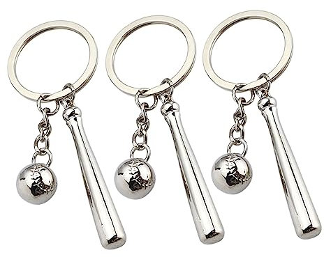 Veemoon 3stücke Baseball Schlüsselanhänger Ring Auto Schlüsselhalter Taschenanhänger Hängende Dekoration Für Jungen