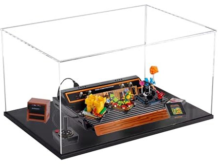 Acrylic Display Case for Lego 10306 Atari 2600 Game Console Model, 3mm Dustproof Display Box, Display Case Compatible with Lego 10306 (Model Not Included) (Transparent 2MM)