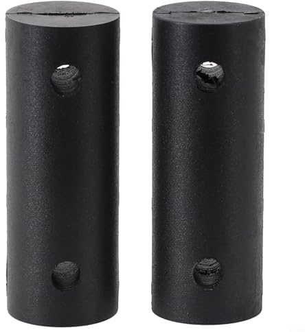 Feeshoppher 2 pezzi in gomma albero piede tendine giunto ricambio Windsurf boccola parti di riparazione nero 5,6 cm lunghezza 2 cm diametro