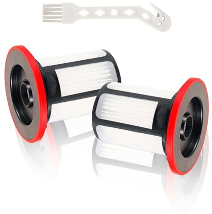 2 filtri per accessori per aspirapolvere Bosch Unlimited 6 pezzi di ricambio - filtro di ricambio pezzi di ricambio - sostituisce 12033215 (con spazzole)