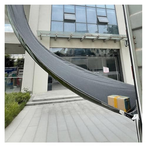 Scivolo in tela resistente for carico e scarico merci - Durevole, resistente alle intemperie, dimensioni personalizzabili(Black,24x2m)