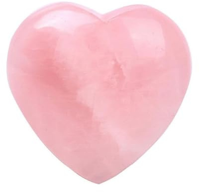 1 cristallo di quarzo rosa, cristallo curativo, amato cristallo rosa, gemma spirituale naturale, allevia l'ansia