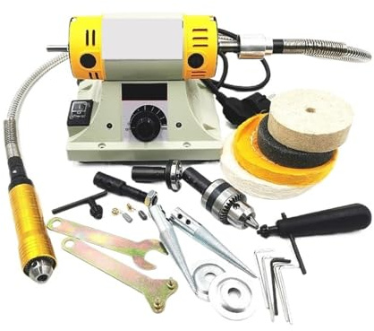 350W Poliermaschine DIY Holzbearbeitung Jade Schmuck Drehbank Motor Schleifmaschine ,Hocheffizient