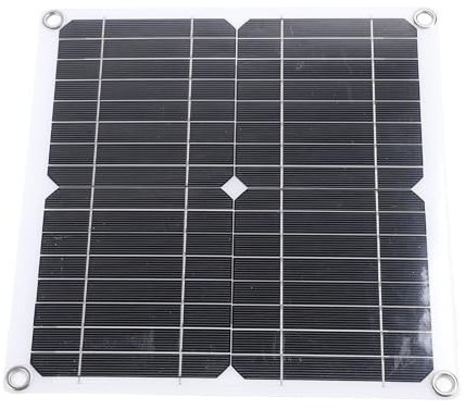 Hyuduo 12W Monocrystalline Solar Panel Charger, Portable Solar Charger for Phone with Suction Cups, Ideal for Camping and Hiking