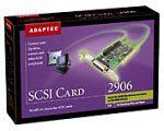 Adaptec Er 2906 10 SCSI PCI 1 CH Man Keine Kabel Win und Mac, Keine BIOS