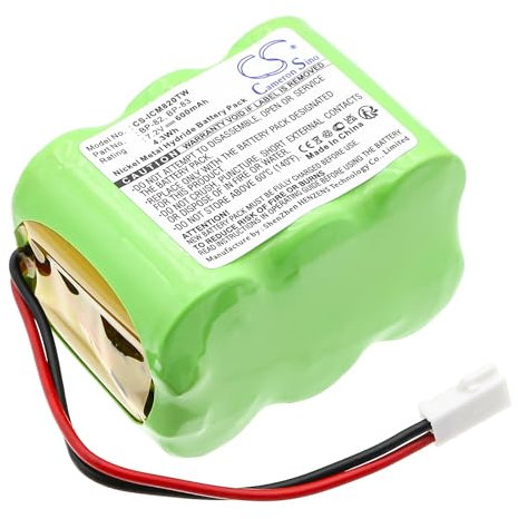 Battery for Icom IC-W2A Ni-MH 7.2V 600mAh - BP-82, BP-83, BP-84, BP-85